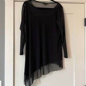Sun Kim Tunic with Sheer Arms Size M